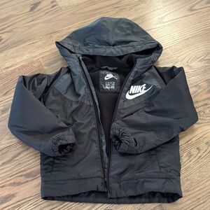 Nike Black Hooded Windbreaker
